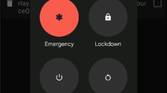 The standard power menu in Android 12