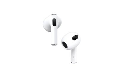 The AirPods 3 are the latest entry-level earbuds from Apple, featuring an AirPods Pro-like design, improved sound quality, Spatial audio, water and sweat resistance, and up to 30 hours of battery life.