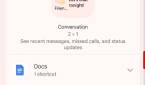 Conversations widget in widget picker