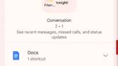 Conversations widget in widget picker