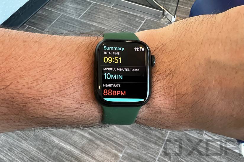 Apple Watch on wrist