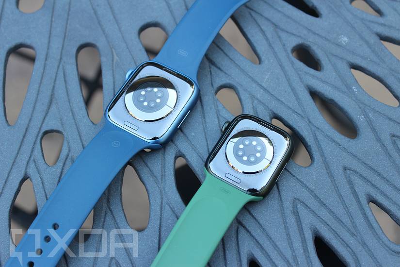 Apple Watch showing the bottom