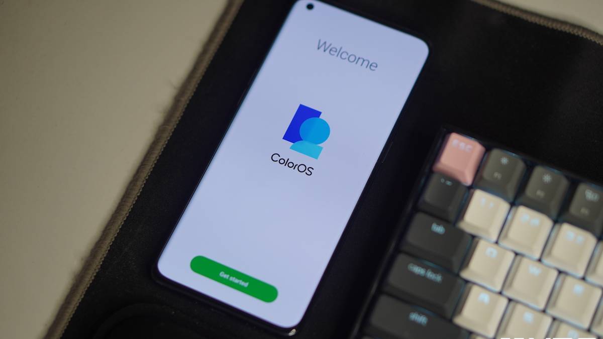 ColorOS 12 welcome screen
