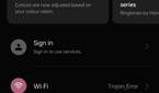 pink theme on settings