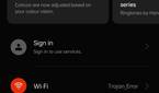 orange theme in settings