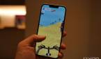 iPhone 13 playing video