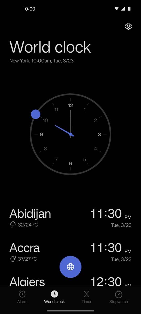 Dark mode in OxygenOS 12