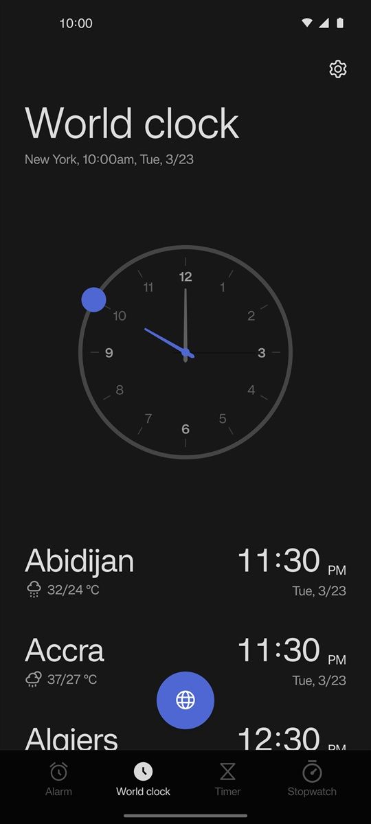 Dark mode in OxygenOS 12
