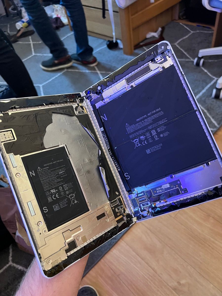Surface Neo inside when in book mode