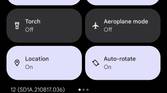 Google Pixel 6 Pro quick settings buttons