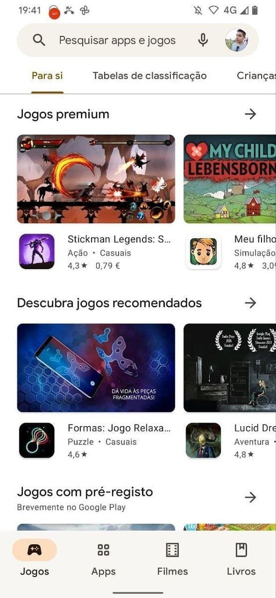 Google Play Store with Material You light mode