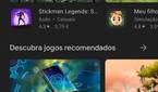 Google Play Store with Material You dark mode