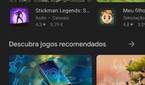 Google Play Store with Material You dark mode