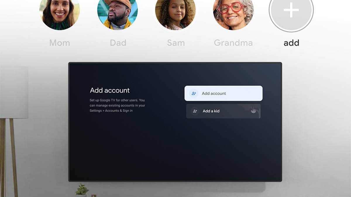 Google TV multi-user profiles featured