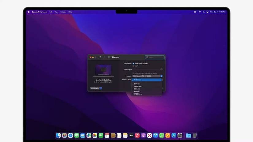 Display notch