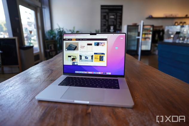 The 2021 MacBook Pro 16 with a notch.