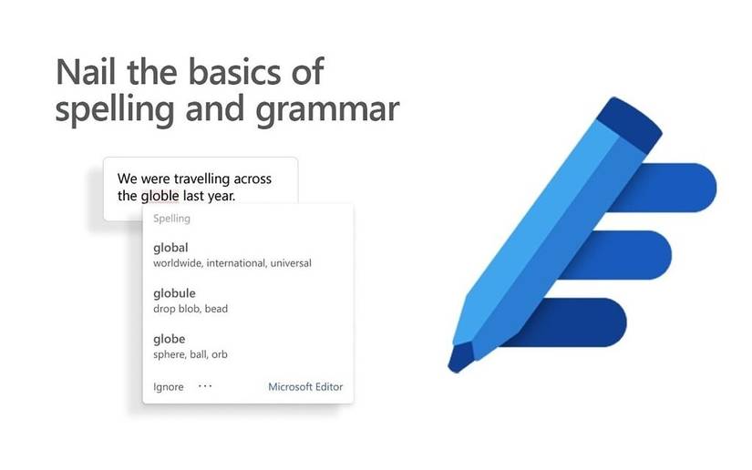 Microsoft Edge is integrating Microsoft Editor for spellcheck and