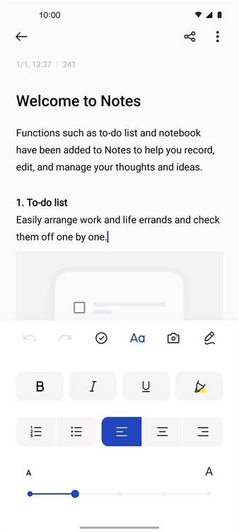 oneplus notes app on oxygenos 12
