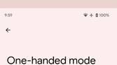One-handed mode enabled in Android 12