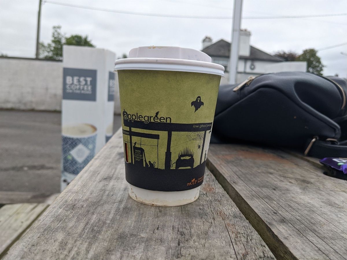 Pixel 5 coffee cup