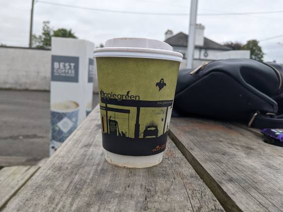 Pixel 5 coffee cup