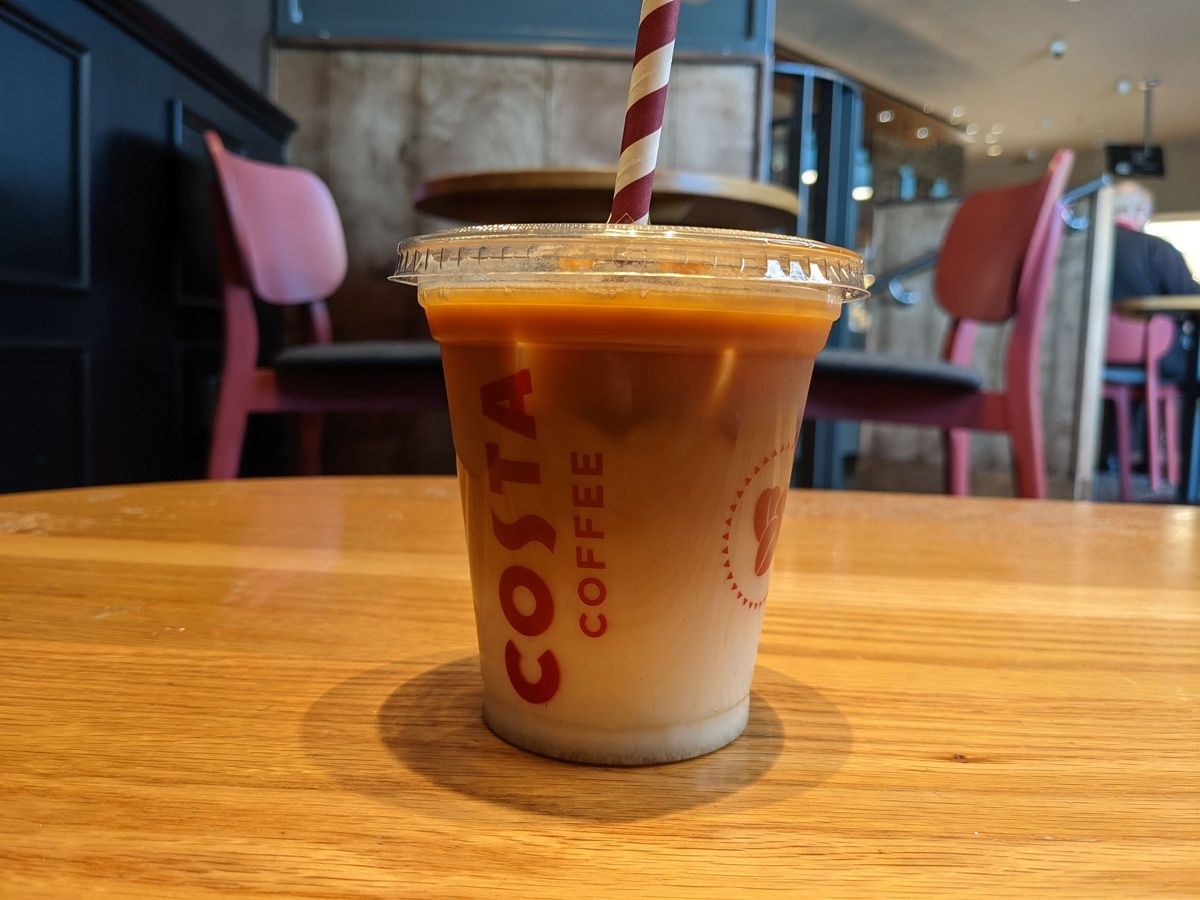 Pixel 5 Costa cup
