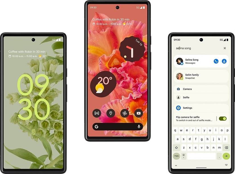 Pixel 6 Android 12 leaked image
