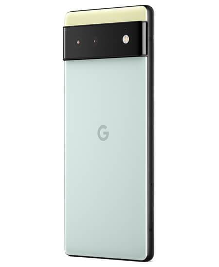 Pixel 6 green back left