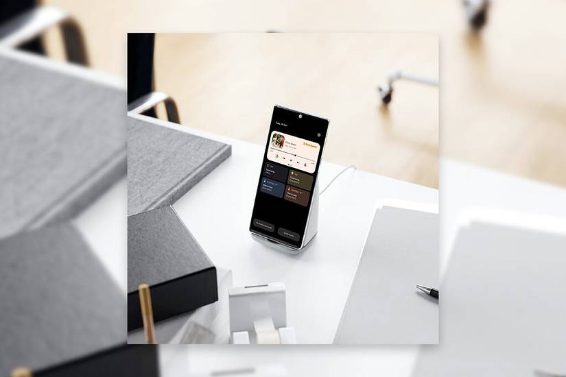 Pixel 6 on a Pixel Stand leaked image
