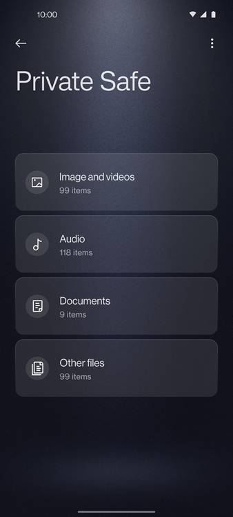 private safe oxygenos 12