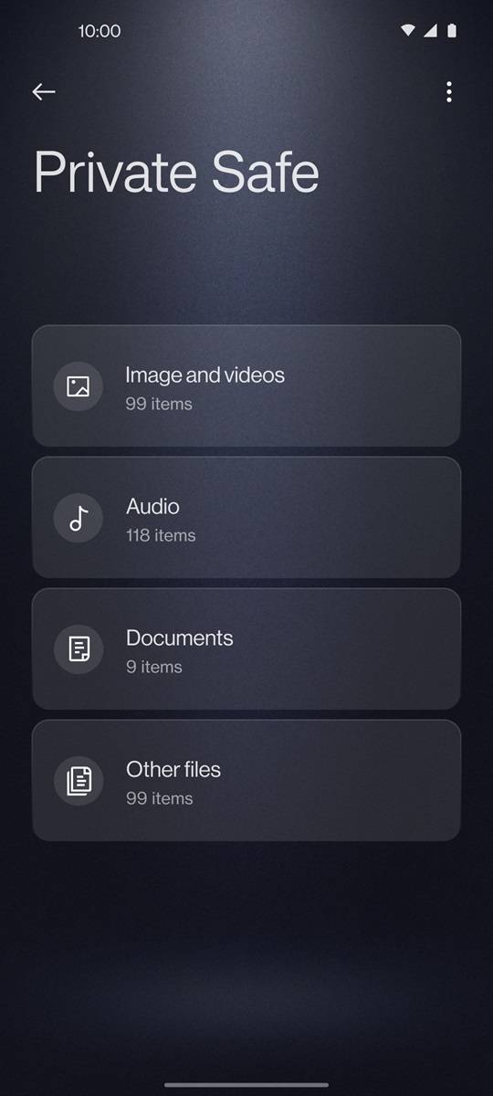 private safe oxygenos 12