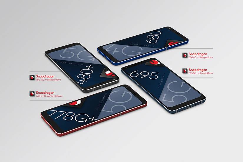 Qualcomm Snapdragon 778G Plus 480 Plus 680 and 695 body