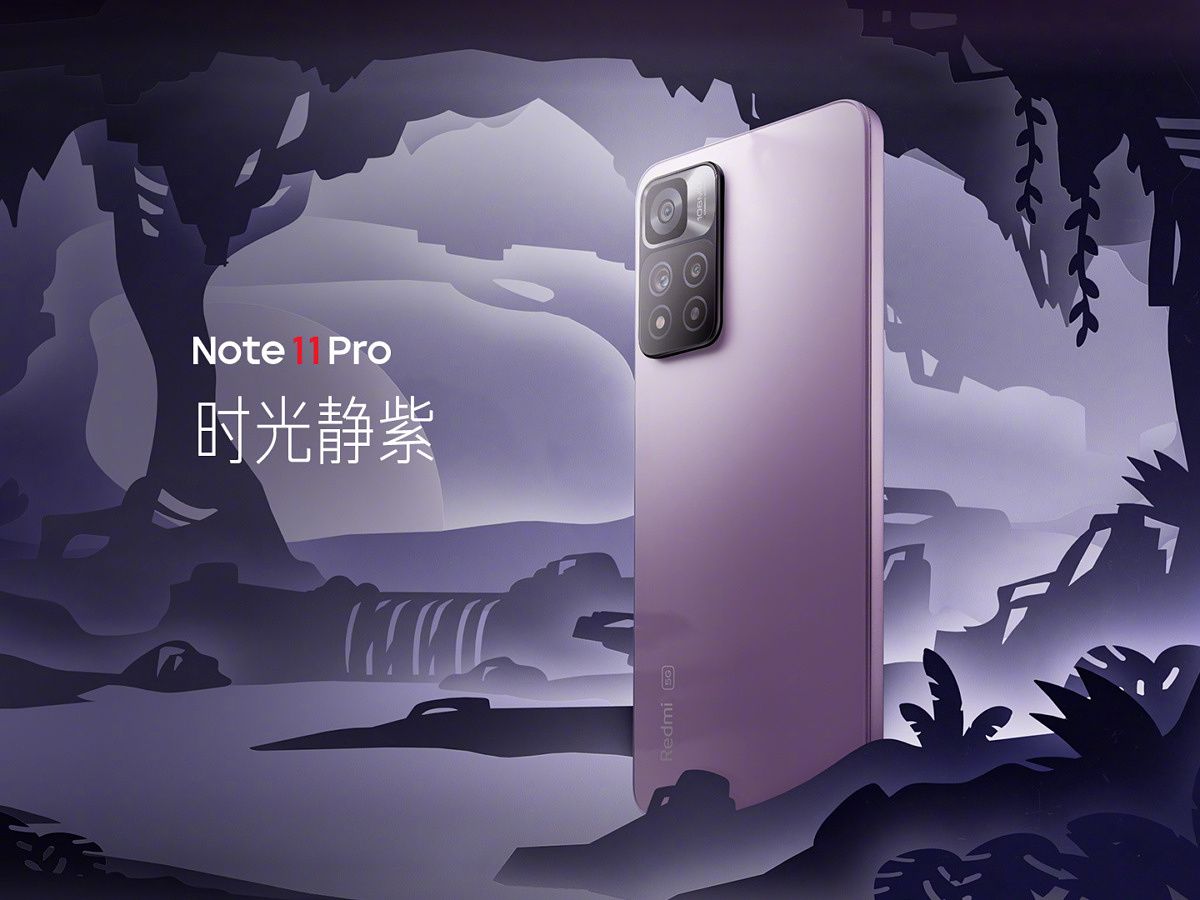 Redmi Note 11 Pro in pink color