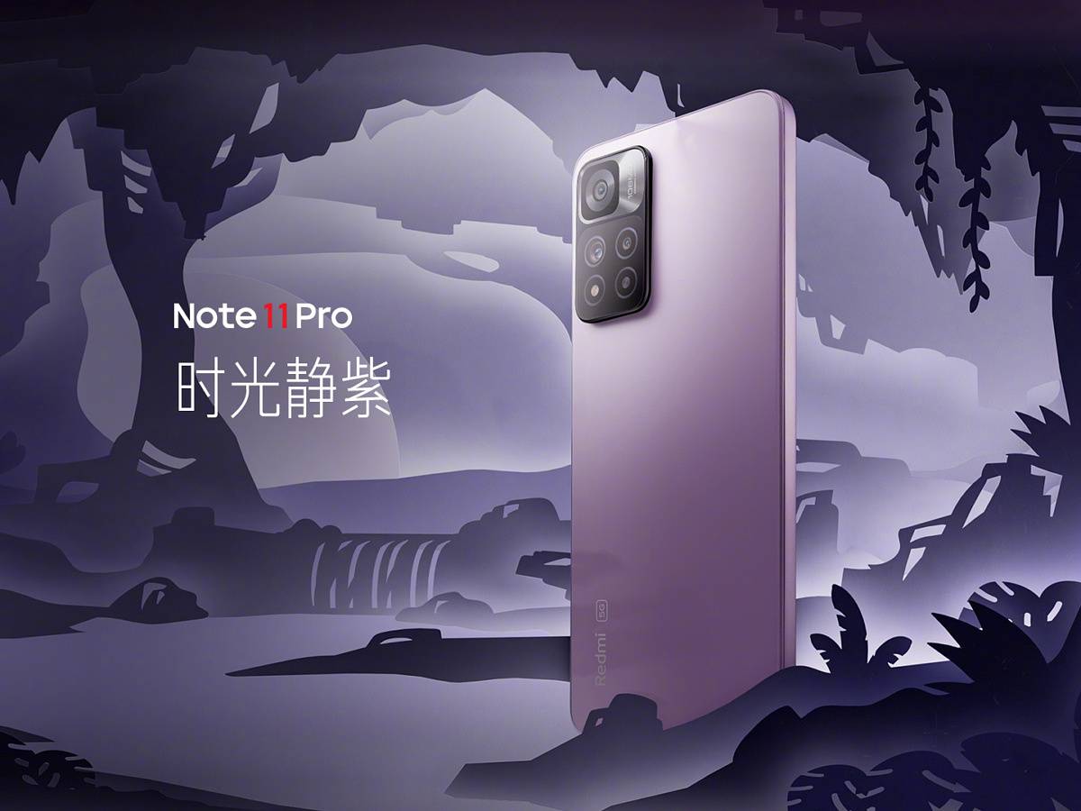 Redmi Note 11 Pro in pink color