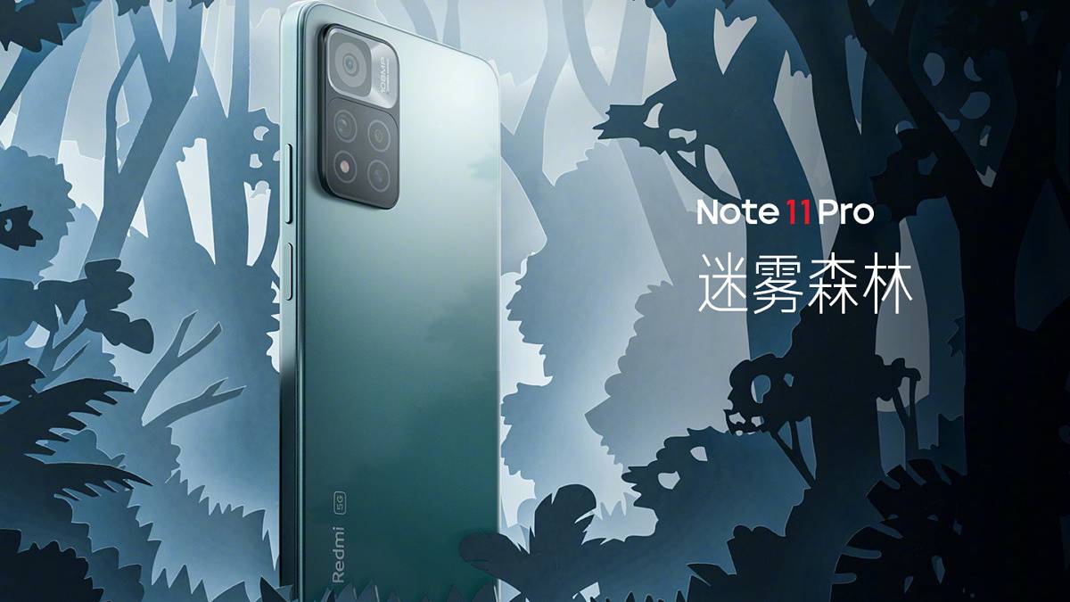 Redmi Note 11 Pro in green color