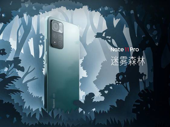 Redmi Note 11 Pro in green color