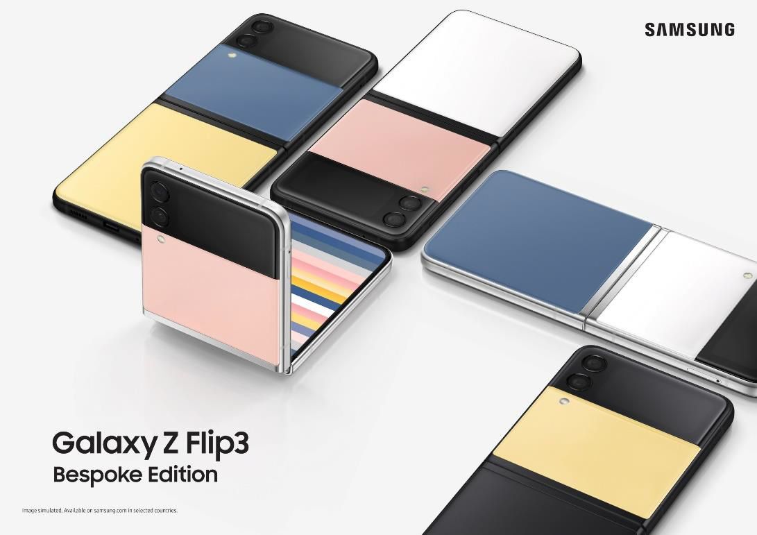 Samsung Galaxy Z Flip 3 Bespoke Edition lets customers mix and