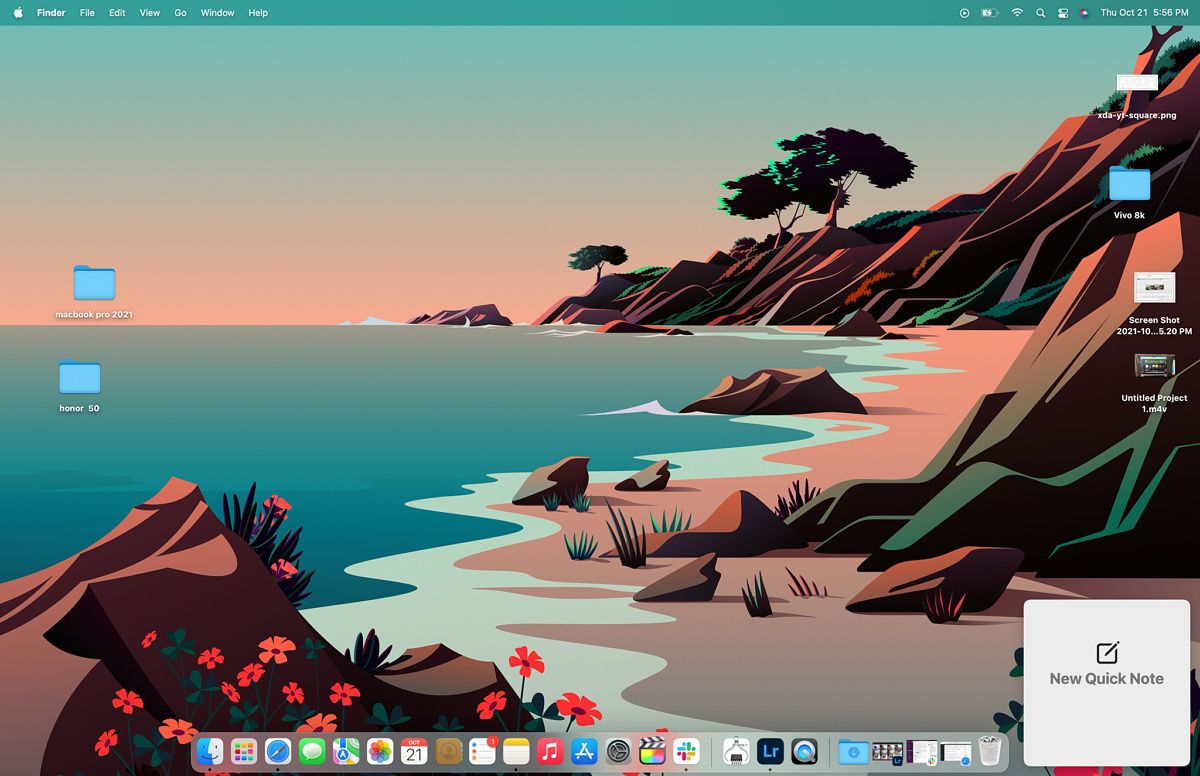 macOS Monterey screen shot