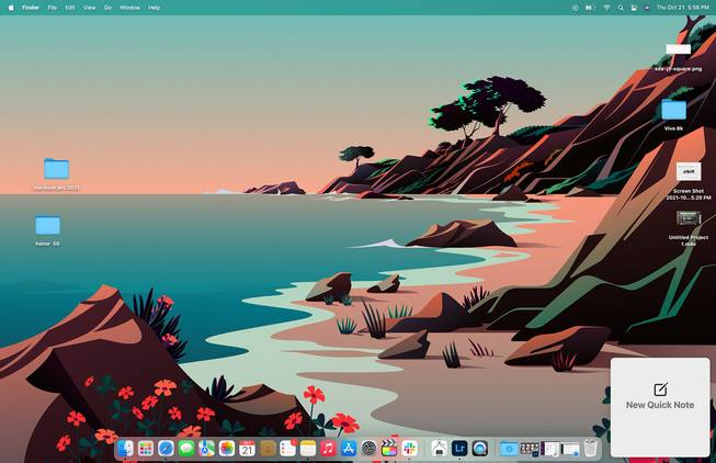 macOS Monterey screen shot