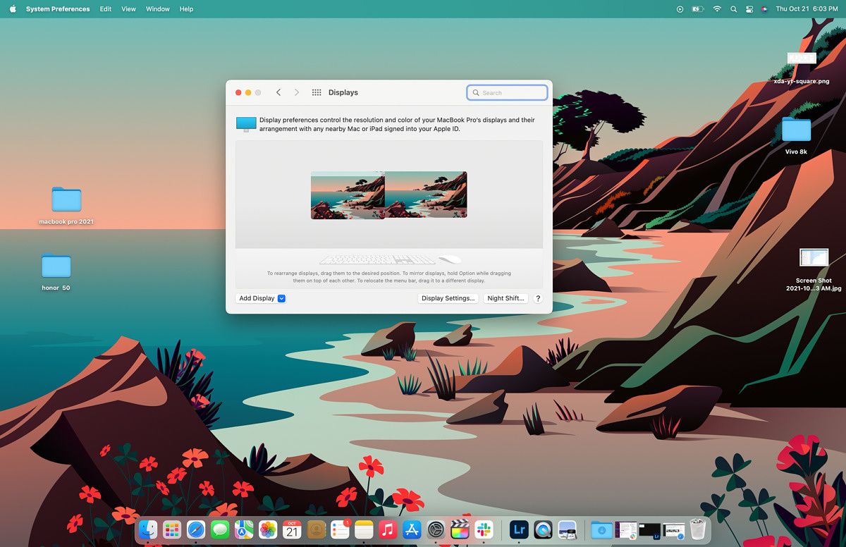 Display preferences got a redesign in macOS Monterey 12.01.1
