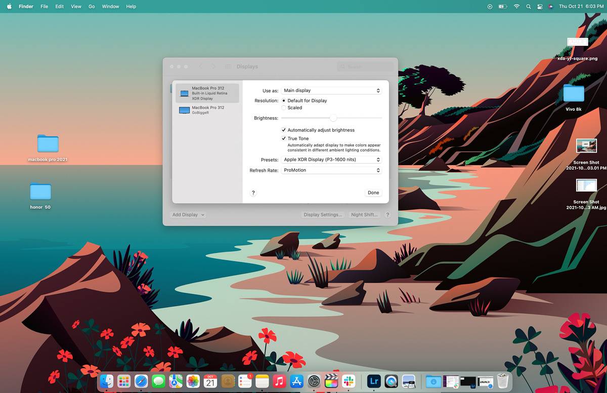 Display preferences got a redesign in macOS Monterey 12.01.1