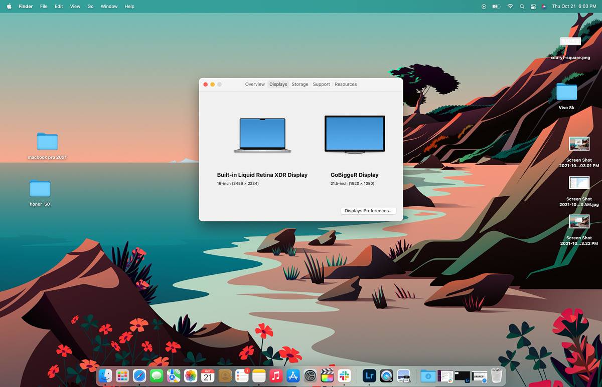Display preferences got a redesign in macOS Monterey 12.01.1