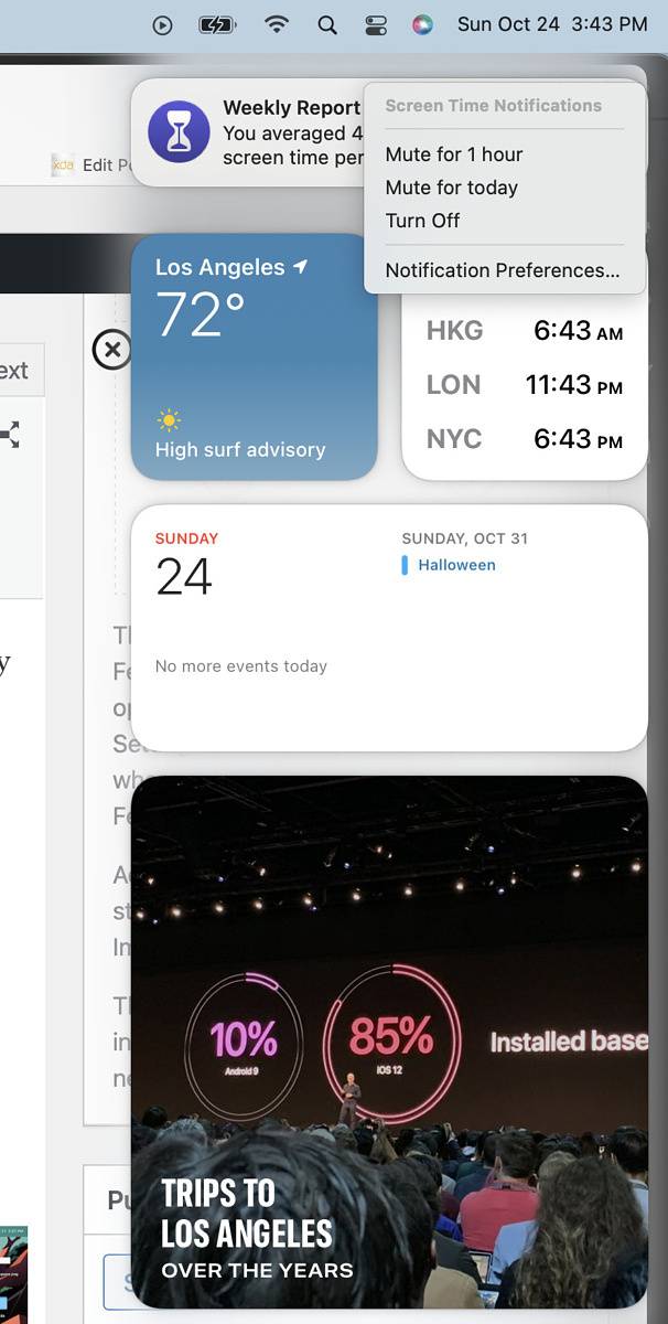 Revamped notifications on MacOS Monterey