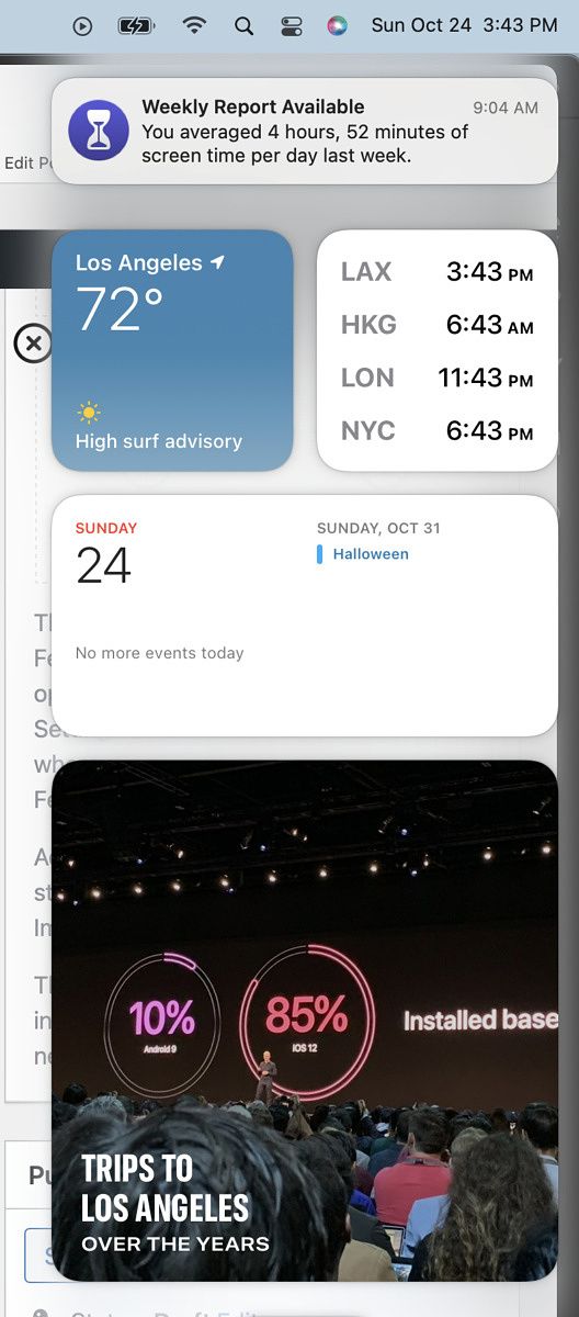 Revamped notifications on MacOS Monterey