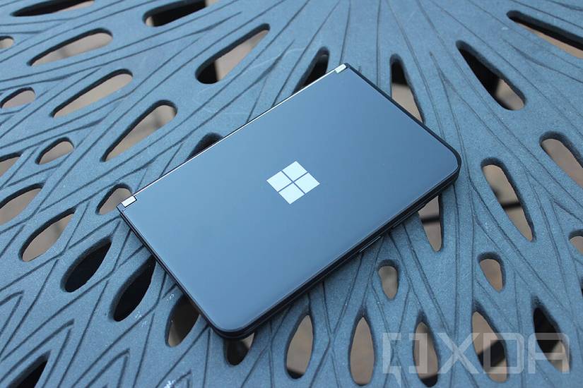Surface Duo 2 on black table