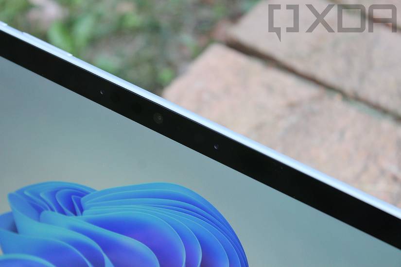Close up of Surface Go 3 webcam