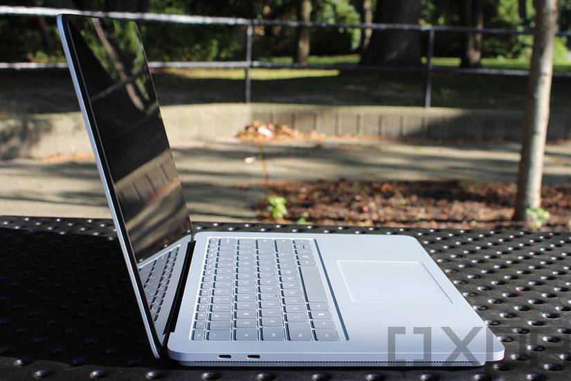 Side view of Surface Laptop Studio