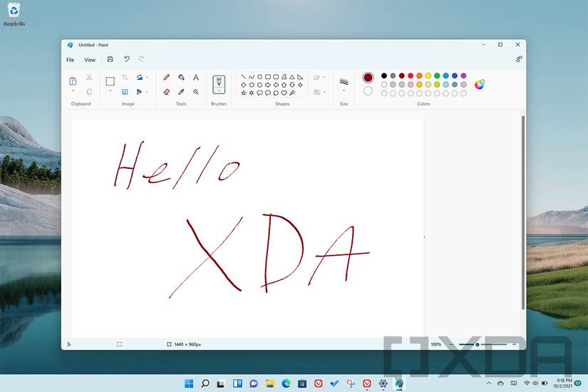 Paint app in Windows 11