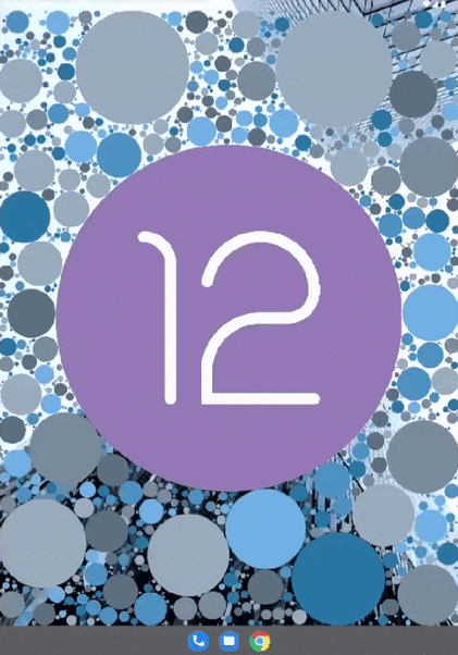 Android 12L Boot animation (purple)