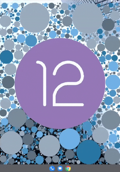 Android 12L Boot animation (purple)